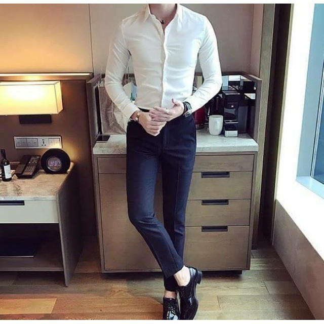 Áo sơ mi nam đủ màu trắng, xanh than, xanh sáng, đỏ,tím, sale 70% | BigBuy360 - bigbuy360.vn