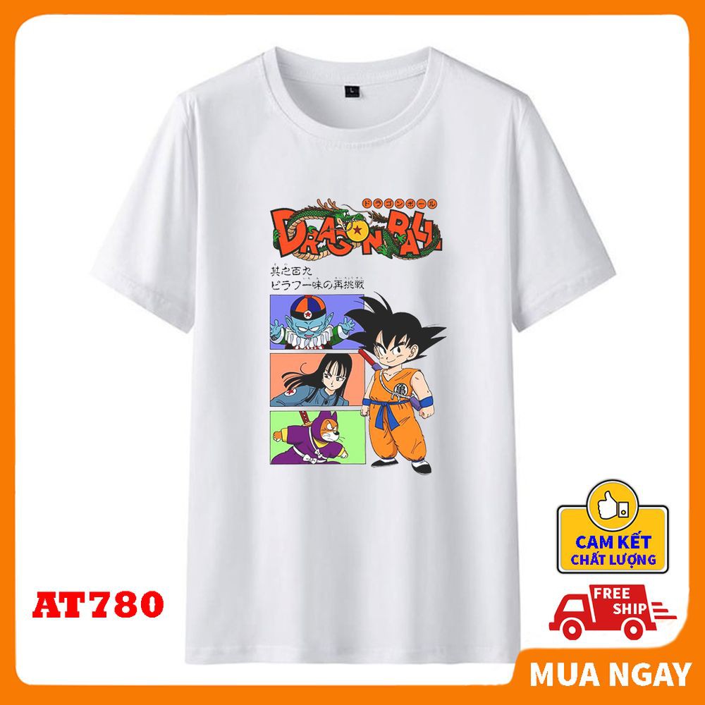 ÁO thun nam nữ rẻ đẹp in hình 7 Viên Ngọc Rồng DRAGON BALL vải thun mềm mịn rong rộng thoáng mát cao cấp mới nhất 2020