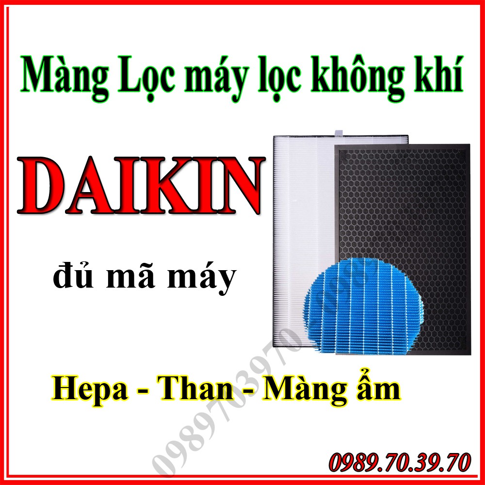 Màng lọc máy lọc không khí Daikin nội địa Nhật màng lọc than, màng lọc hepa ( đủ mã )