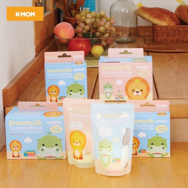 Túi trữ sữa K-Mom Hàn Quốc 200ml