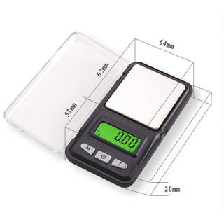 Cân tiểu ly bỏ túi Beemun 0,01g đến 200g (Đen)