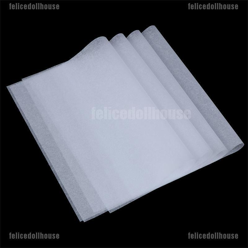 [Felice] 100pcs Tracing Paper Translucent Craft Copying Calligraphy Drawing Writing Sheet