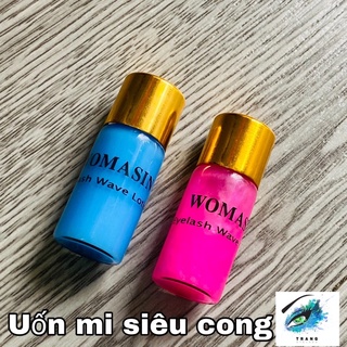 Uốn mi xanh hồng siêu cong trang eyelash - uốn mi an toàn, cong nhanh, hiệu quả