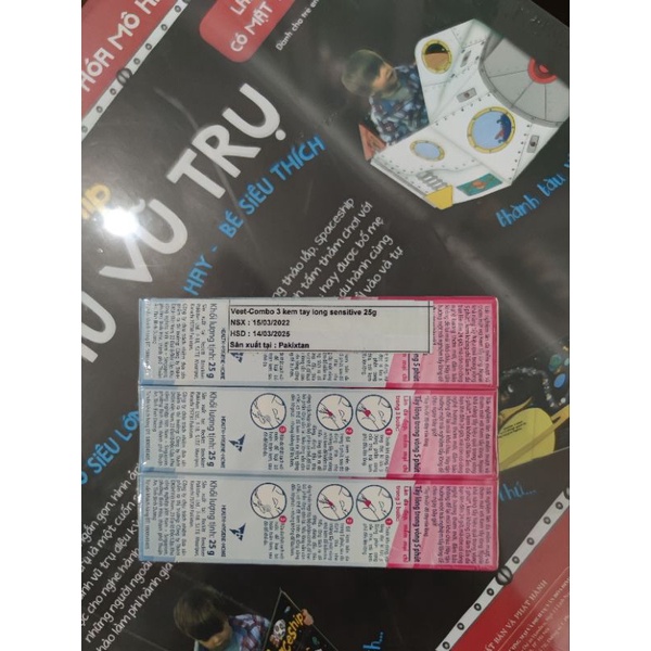 Kem tẩy lông nhạy cảm Veet - 25g/hộp