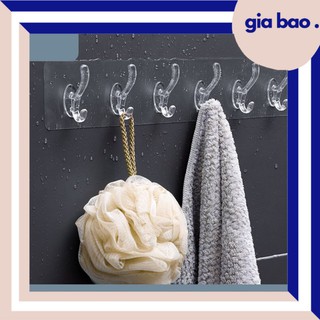 THANH MÓC TREO ĐỒ NHÀ TẮM TIỆN LỢI 🏵️ THANH MÓC SIÊU DÍNH 6 NẤC - MNDT