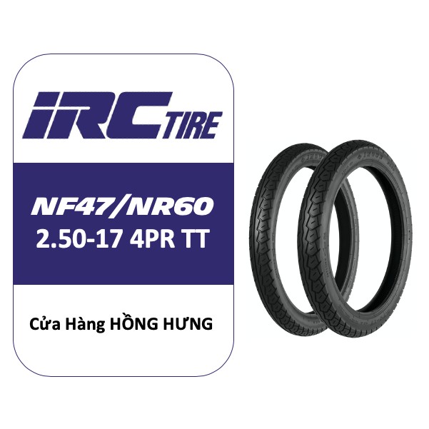 Lốp IRC Inoue 2.50-17 4PR TT NF47 (Lốp trước xe Honda Future 1)