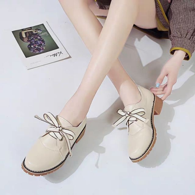 [A38] Giày BOOT Oxford Nữ 4 phân Thắt Nơ CỰC XINH | BigBuy360 - bigbuy360.vn