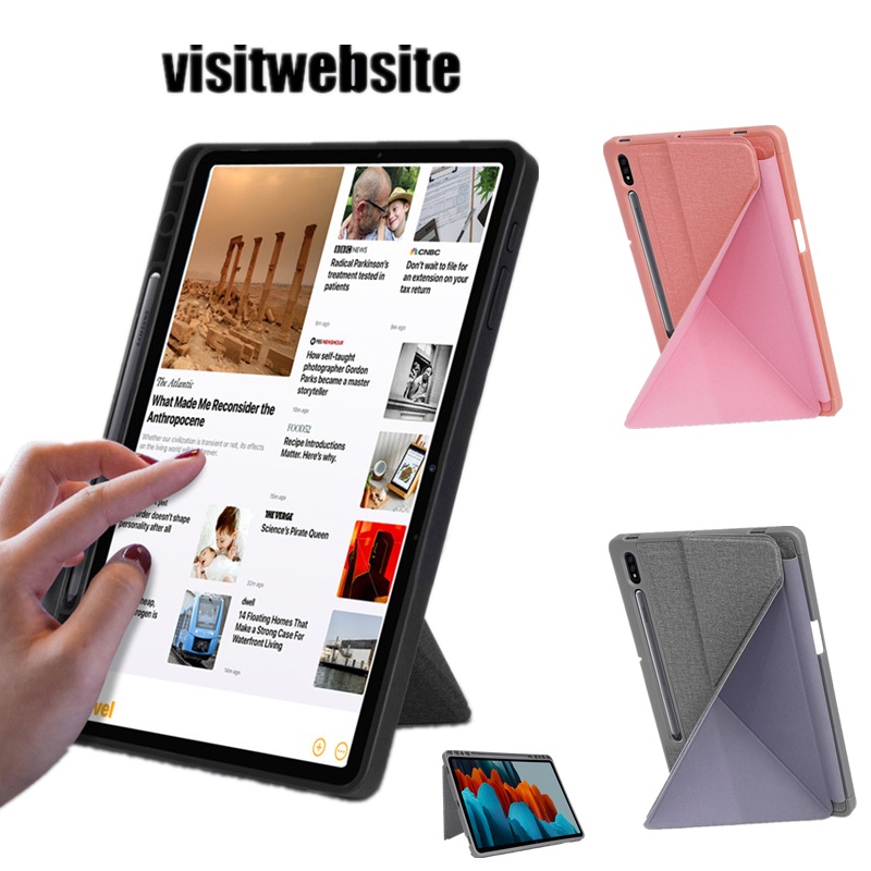 Ốp Máy Tính Bảng Nắp Lật Cho Samsung Tab S7 S7FE S7 Plus S7 SM- T730 T735 T970 T870 T875