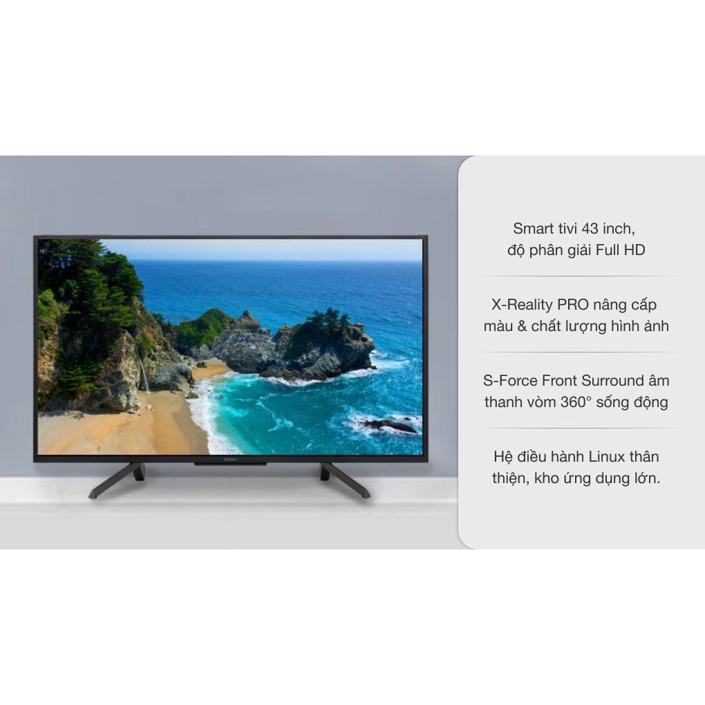 Smart Tivi Sony 43 inch KDL-43W660G - Điện Máy Kho Rẻ