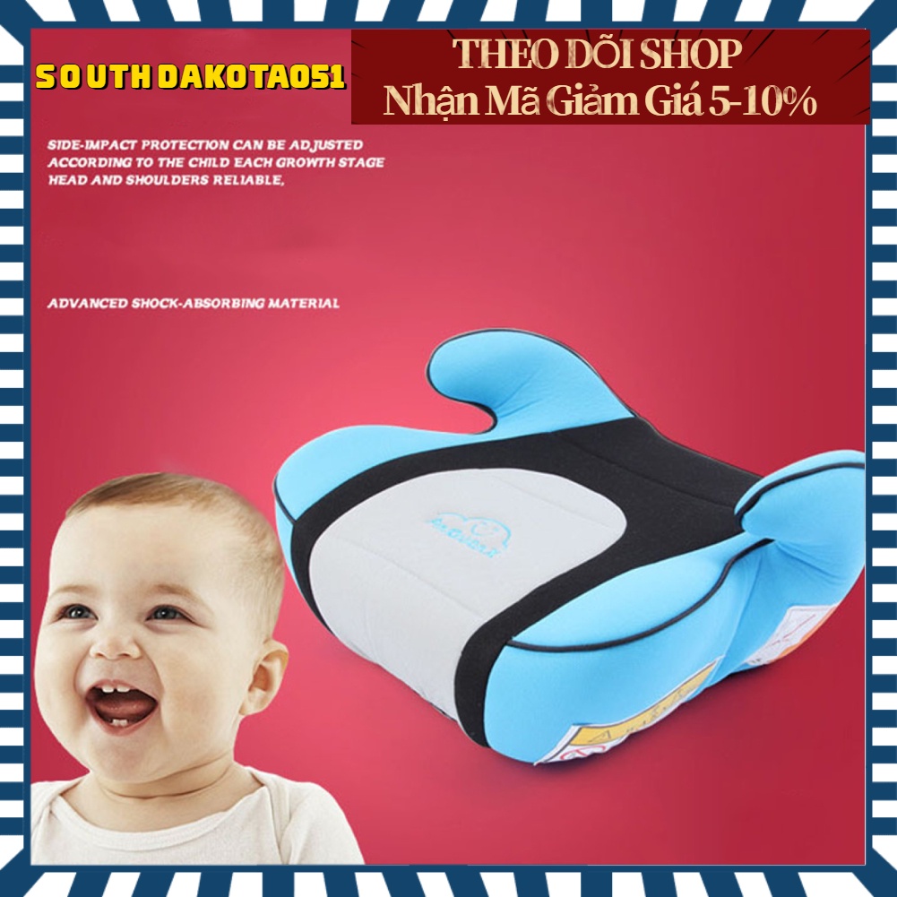 [Hàng HOT] Đệm lót Ghế ngồi ô tô cho bé 3-12 tuổi Nâng Chiều Cao Thoải mái thoáng khí【Southdakota051】