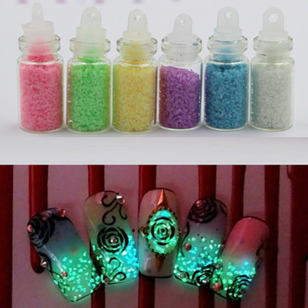 Cát dạ quang trang trí móng-có ảnh