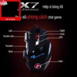Chuột Chơi Game Mouse iMICE X7 Gaming (Dây dù – Led 7 màu)