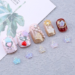 10 hạt charm hình vương miệng trang trí móng
