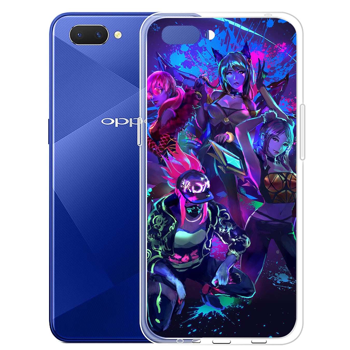 Ốp Lưng Hình Lol Cho Oppo A12 A12E A1K A37 Neo 9 A39 A57 A32 A52 A53 A72 A92 A8 A31 A59 F1S A93