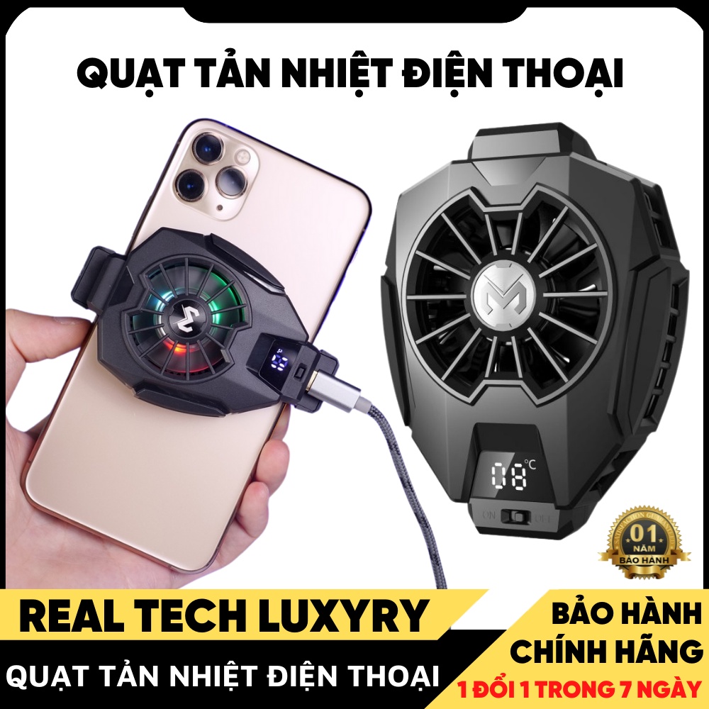 Quạt tản nhiệt điện thoại gaming sò lạnh Sidotech Memo DL05 / DL06 / FY01 / chơi PUBG FF ROS - Bảo hành 12 Tháng
