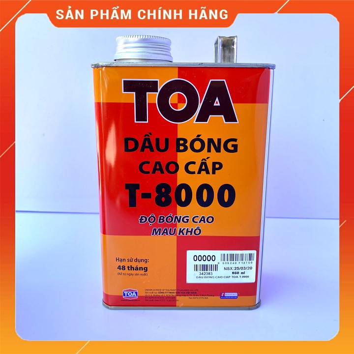 Dầu bóng gỗ T-8000 toa dầu bóng - Kim Khí Dung Anh