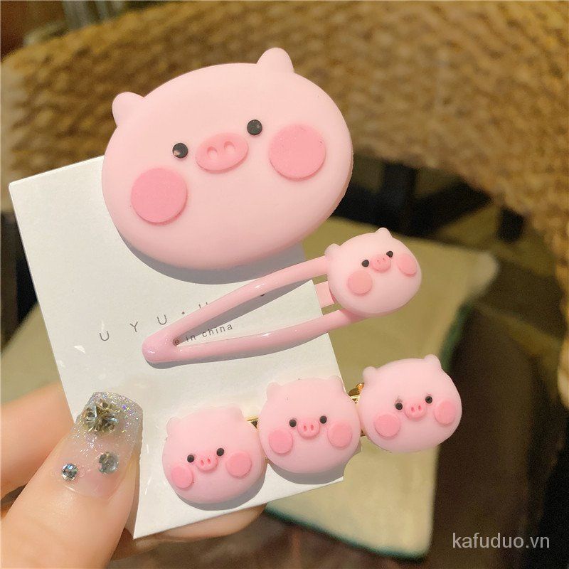 SET KẸP TÓC HEO HỒNG XINH IU