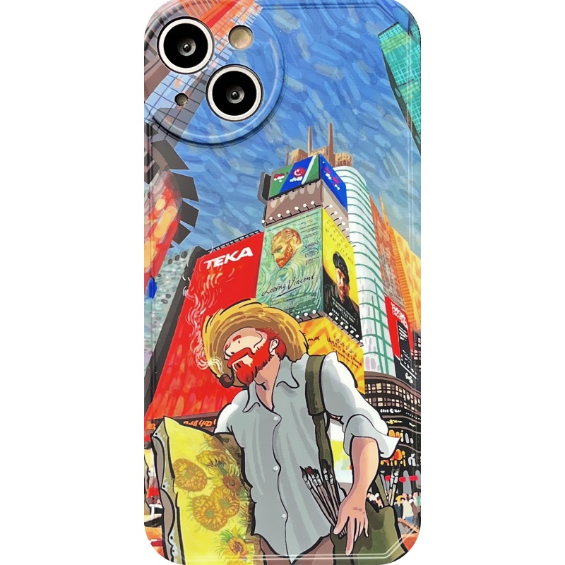 Ốp Điện Thoại Mềm In Hình Tranh Sơn Dầu Van Gogh Cho iPhone 13 / 12 Pro MAX / 12 Pro / 13 Pro / X / XS / XR / XS MAX / 11 / 11 Pro MAX