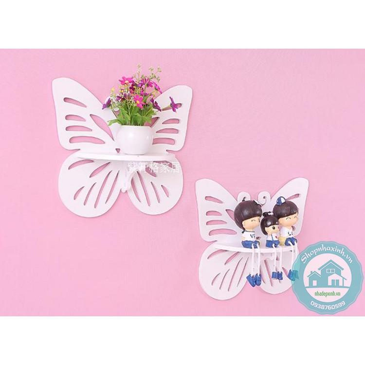 Kệ trang trí treo tường hình bướm Butter Fly