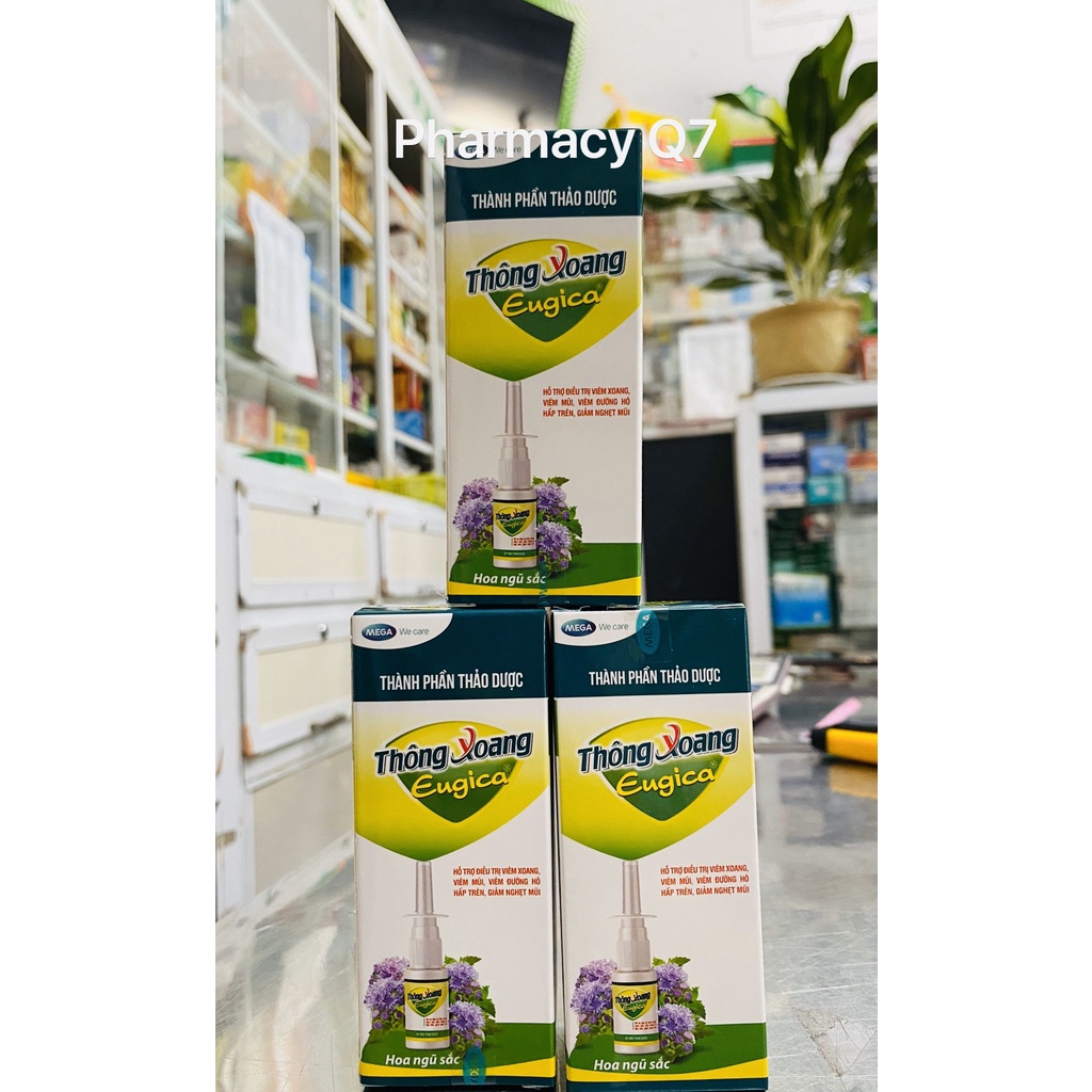 Thông xoang Eugica xịt mũi thảo dược chai 15ml THÔNG XOAN EUGICA