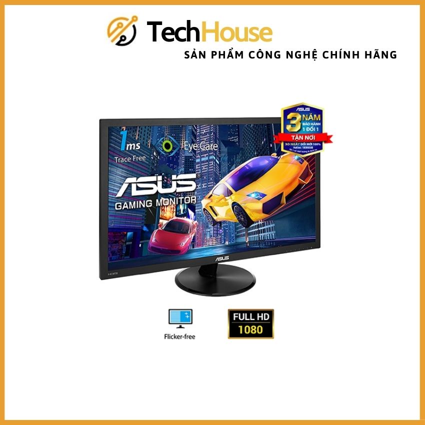 Màn hình máy tính Asus VP248H 24 inch | FHD | 1ms | 75Hz | BH 3 năm | Tech House Official