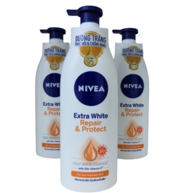 Lotion dưỡng da chống nắng NIVEA Extra White Repair &amp; Protect Body Lotion 350ml