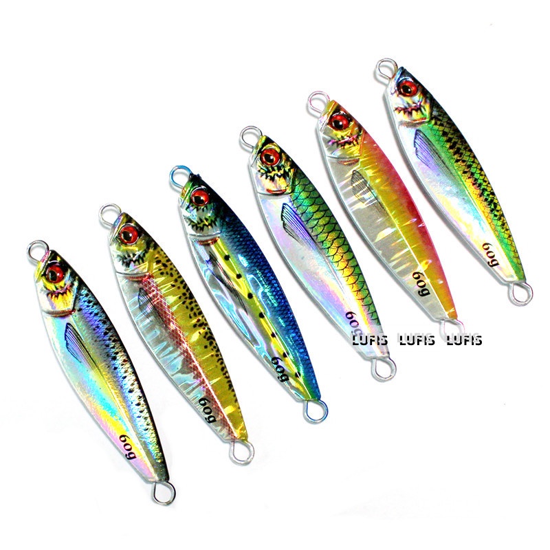 1 Mồi Câu Cá 3D Jig 20g / 30g / 40g / 60g / 80g