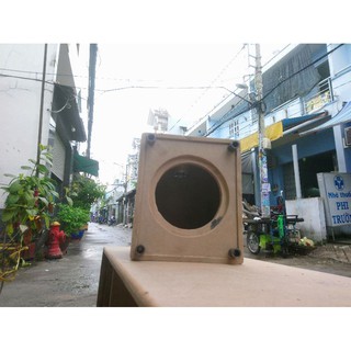vỏ thùng loa sub bass 25 ván thô