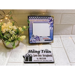 Album ảnh mini màu tím mộng mơ