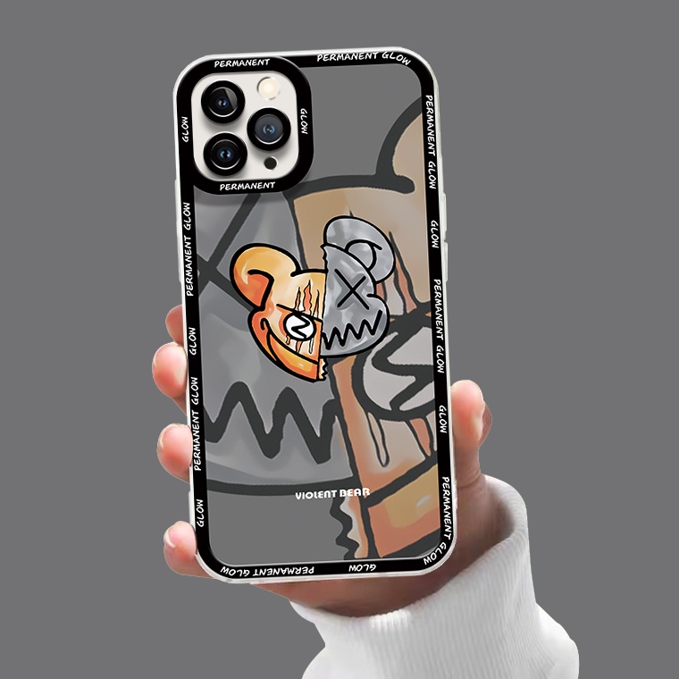 Ốp Điện Thoại Silicon TPU Mềm Trong Suốt Chống Sốc Thời Trang Cho iPhone 14 13 12 11 Pro XS Max X XR 8 7 6 6S 14 Plus