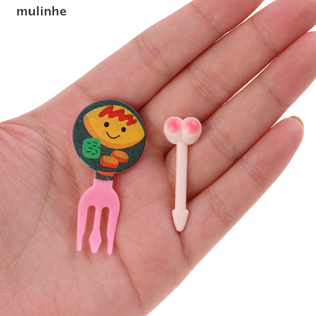 Set 8 / 10 / 24 Nĩa Ăn Trái Cây / Tráng Miệng Cho Bé