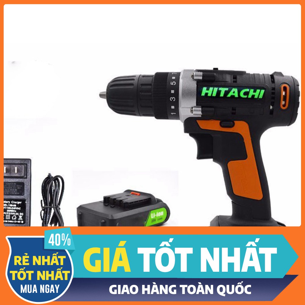 [GIÁ SỈ] MÁY KHOAN PIN HITACHI 26V [cam kết chất lượng lõi đồng 100%]