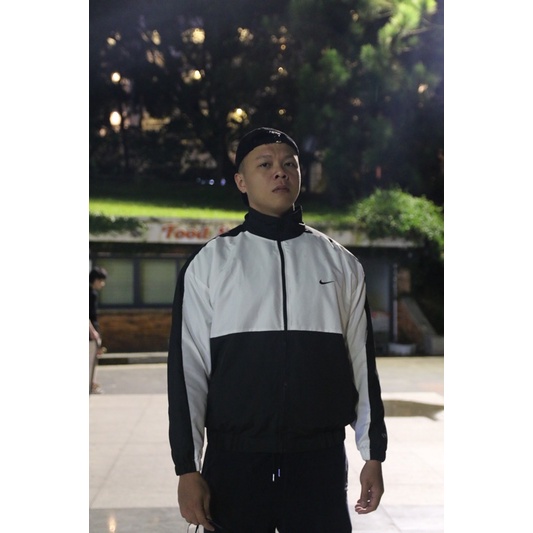 Áo Khoác Jacket Nike Swoosh Vintage To Nam Nữ Vải Dù 2 Lớp Cao Cấp LBsar