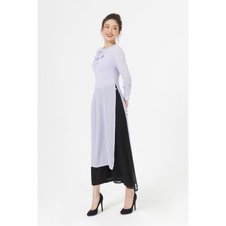 Áo dài cách tân đính hoa LA MER L61A19Q053 (Áo không kèm quần)