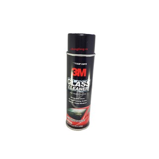 Chai Xịt Rửa Kính Và Vệ Sinh Kính Xe Ô Tô 3M-GLASS CLEANER 538g - Nước Lau Kính-3M