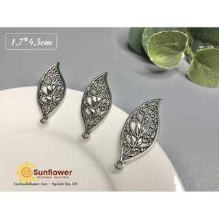 cành lá mạ kim 31 - lá bạc cổ