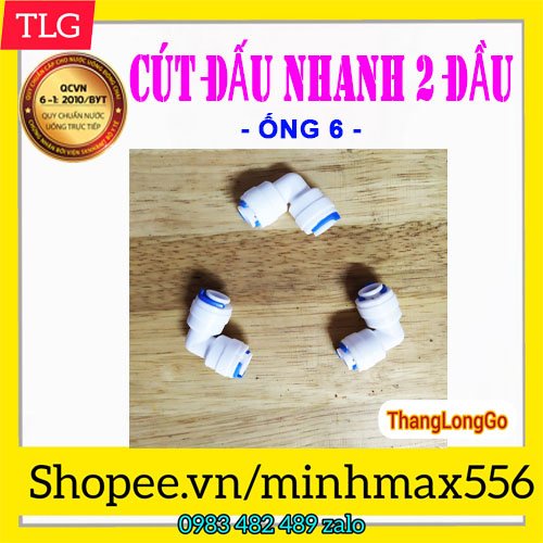 CÚT NỐI NHANH CHỮ T - SỬ DỤNG CHO MÁY LỌC NƯỚC NỐI NHANH