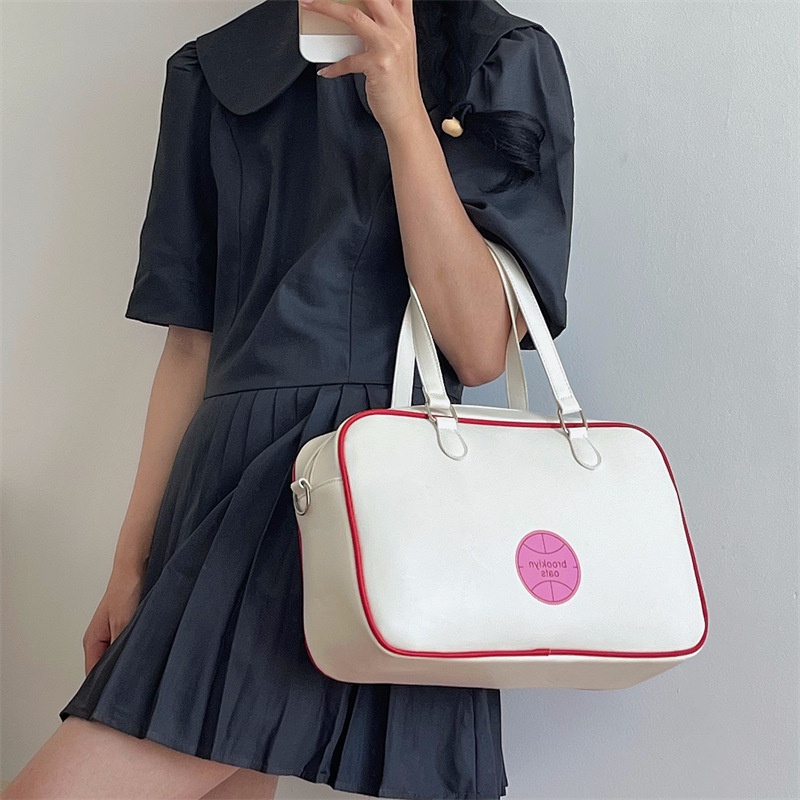 Túi Đeo Vai Cỡ Lớn In Họa Tiết Bóng Chày Thời Trang Cho Nữ