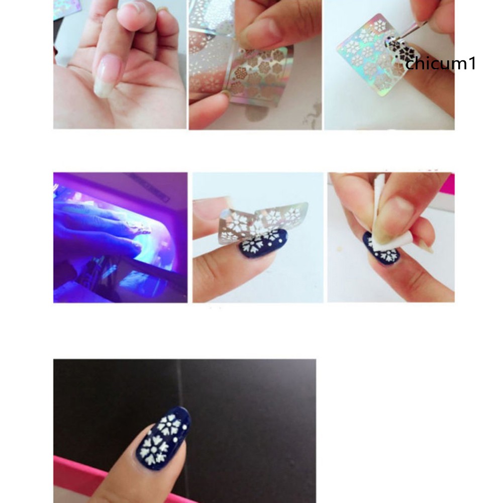 [Hàng mới về] Set 3 tờ miếng dán trang trí móng tay nghệ thuật 3D