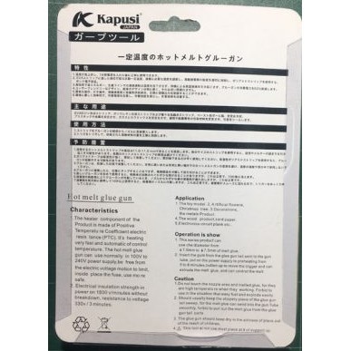 Súng bắn keo nến Kapusi 20W