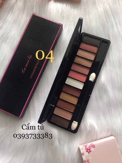 Bảng phấn mắt 12 ô lameila hàng nội địa trung có sẵn | BigBuy360 - bigbuy360.vn