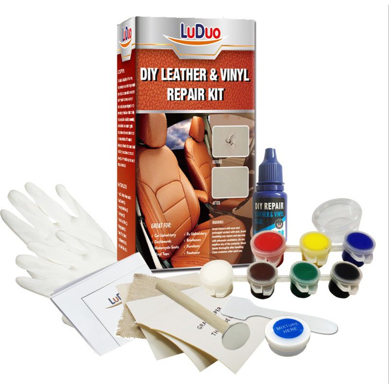 Bộ Dụng Cụ Đánh Bóng Đồ Da Cao Cấp - Leather Repair Kit - Home and Garden