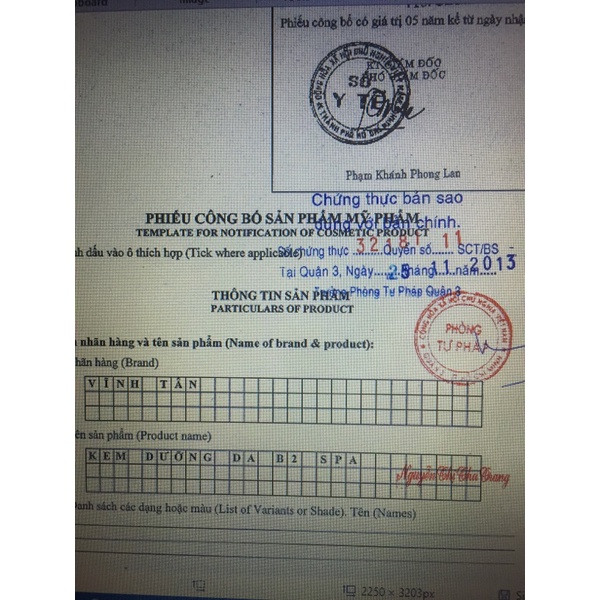Kem Mủ Trôm Vĩnh Tân B2 Date 2026