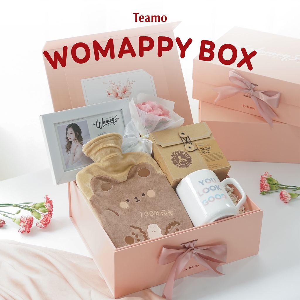 Quà tặng bạn gái Womappy - Set quà cực kì tâm lí dành cho bạn gái mỗi khi phải đối mặt với ngày ấy