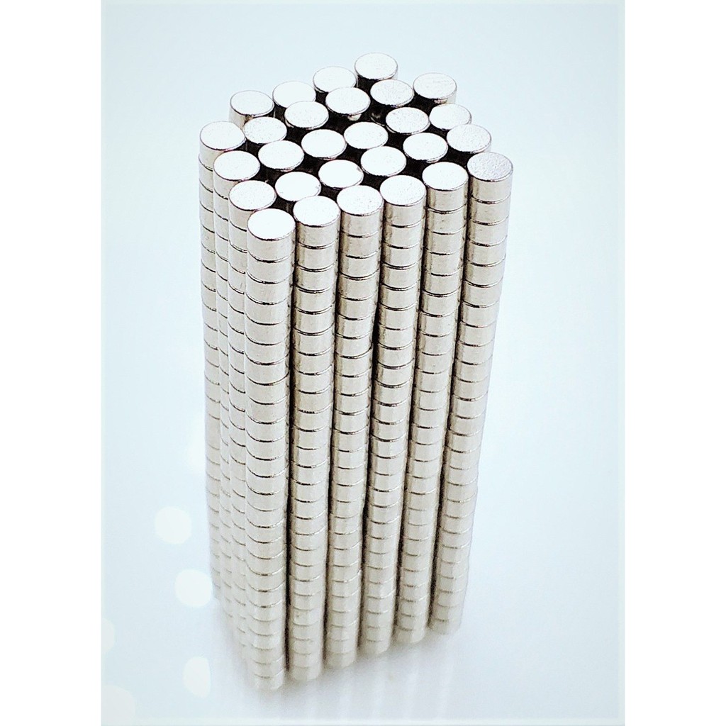 Nam châm trắng 3x2mm, loại nam châm viên nhỏ đất hiếm