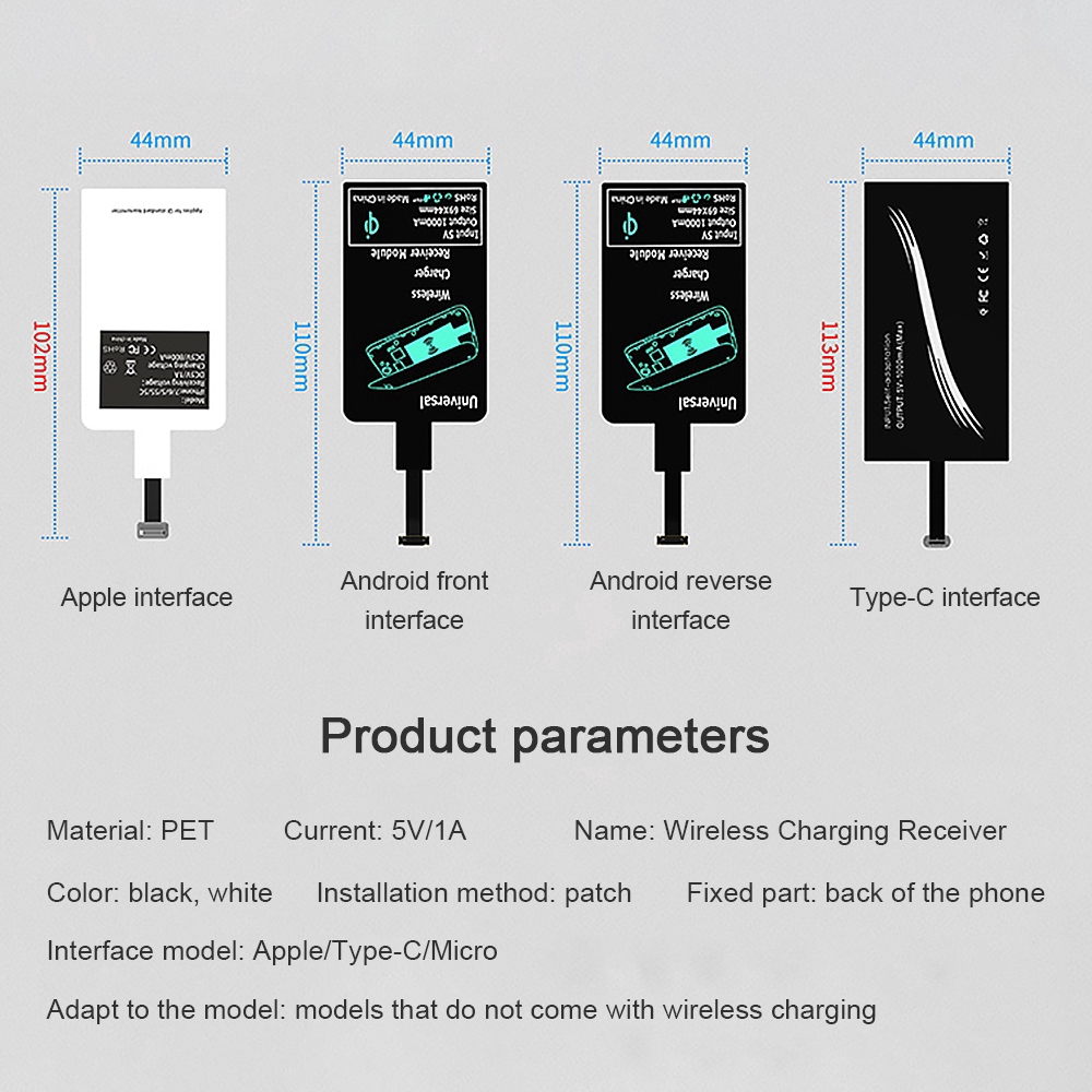 Miếng dán sạc không dây Qi cho iPhone