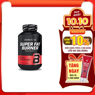 Giảm Cân Đốt Mỡ Super Fat Burner BiotechUSA Hộp 120 Viên