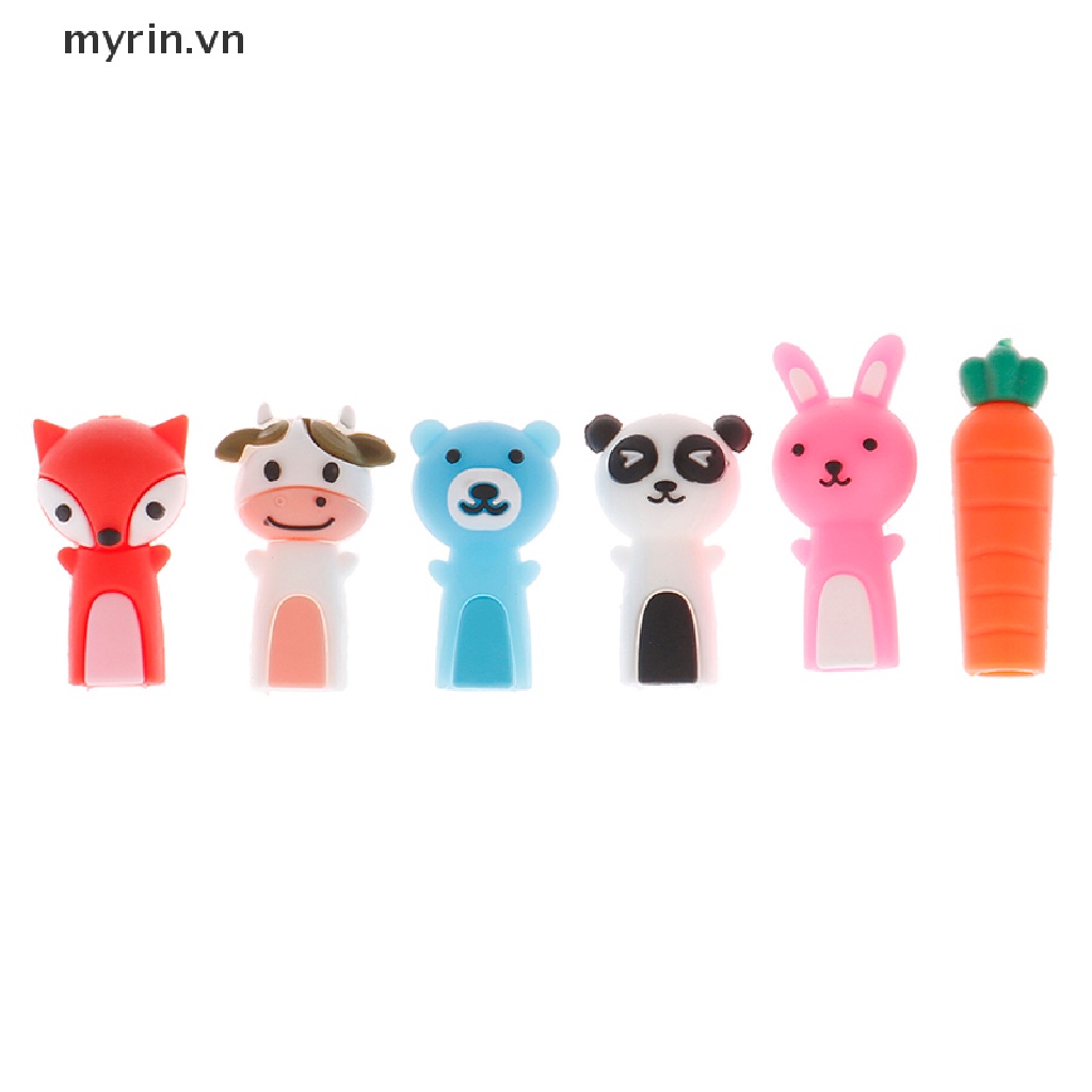 1 Set 3 Nắp Đậy Bút Chì Bằng Silicon