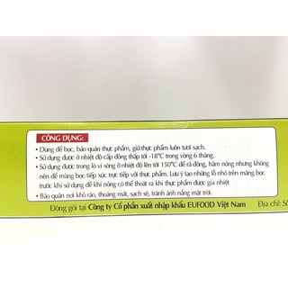 Màng bọc thực phẩm EUFOOD 1,5m x 30cm
