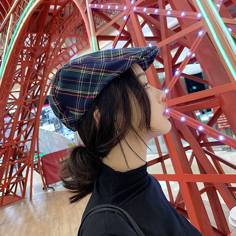 Mũ Beret Họa Sĩ Yuppie Phong Cách Hong Kong Cổ Điển Thời Trang Xuân Hè Cho Nam Và Nữ